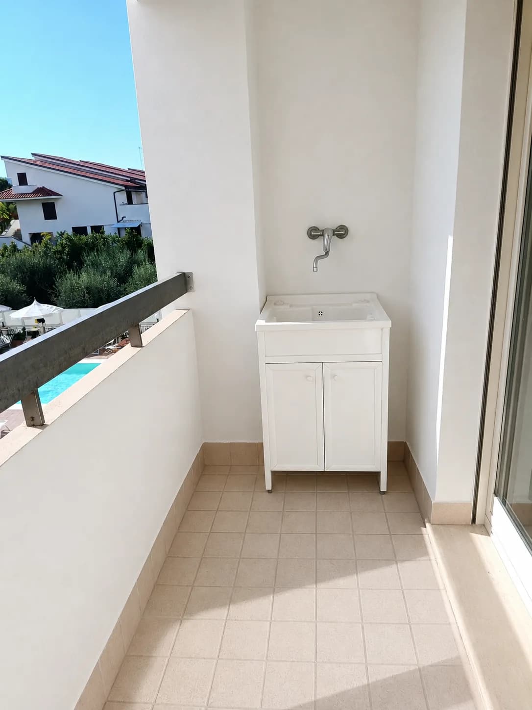 Secondo balcone dell’appartamento Bellavista Blu